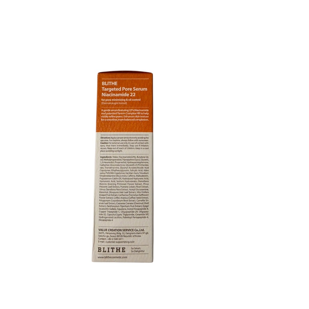 Blithe Targeted Pore Serum Niacinamide 22 Oil‎ Control 30ml 1 fl oz NEW - Picture 3 of 7